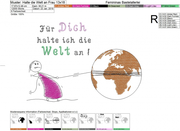 Für Dich halte ich.....